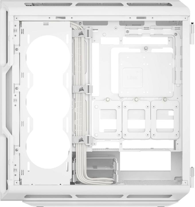 Produktbild Corsair Geh Midi 5000T (Tempered Glass) White (ATX, mATX, Mini-ITX)