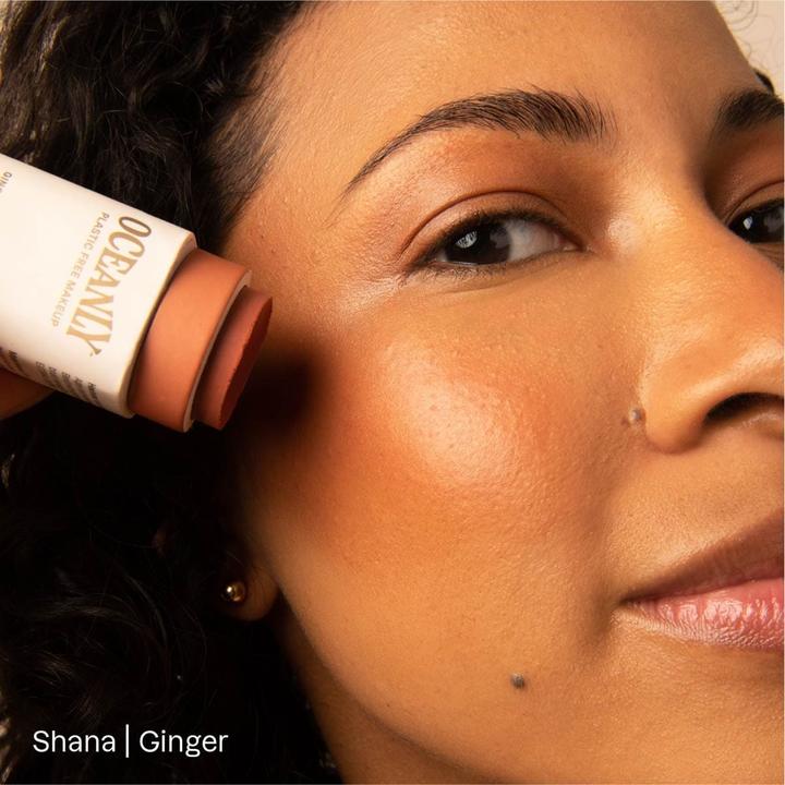 Produktbild Attitude Oceanly Plastic-Free Lightweight Blush Stick Titanium Dioxide-Free (Ginger)