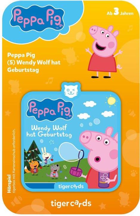 Immagine prodotto Tigermedia Tigercard- Peppa Pig - Episodio 5: Wendy Wolf ha il compleanno (Tedesco)
