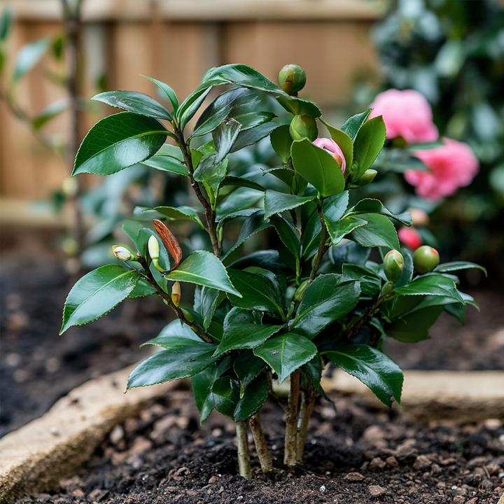 Immagine prodotto Plant in a Box Camellia japonica Dr King - Rosa giapponese (60 cm)