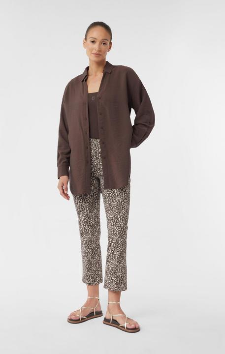 Immagine prodotto Comma Bluse Strukturierte Long-Bluse mit Turn-up-Funktion am Ärmel (42)