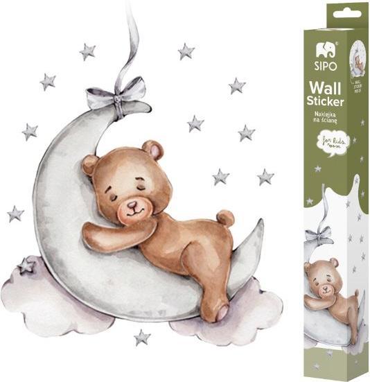 Productafbeelding Konjac Sponge ROOM Decor SIPO-WS63026 NAKLEJKI NA ŚCIANĘ MIŚ NA KSIĘŻYCU