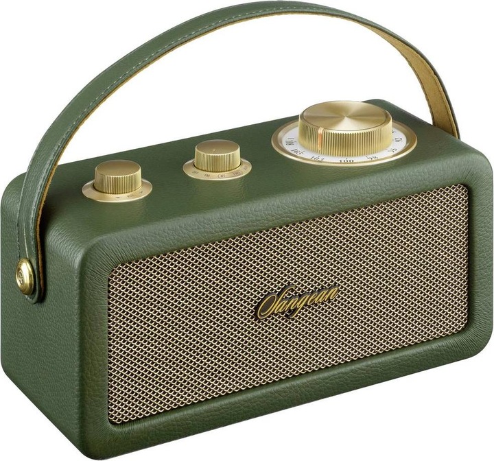 Immagine prodotto Sangean RA-101 Batteria Radio FM Bluetooth®, AUX ricaricabile Verde, Oro (FM, Bluetooth)