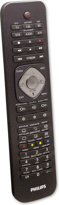 Actual product image Philips SRP5016/10 (Universal remote control, Infrared)