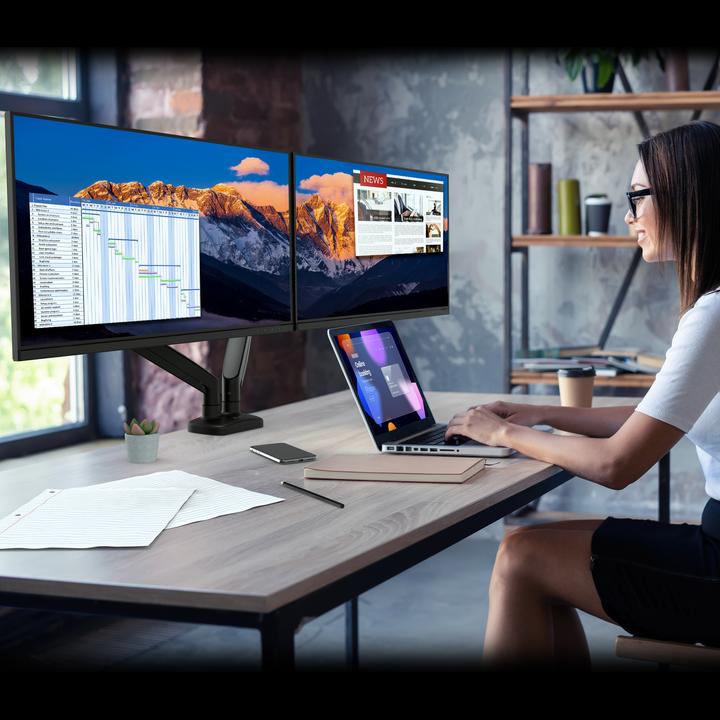 Image du produit j5Create JTSA102-N, Collier de serrage/ passe-fil, 16 kg, 43,2 cm (17"), 81,3 cm (32"), 10 (Tables, 32", 16 kg)