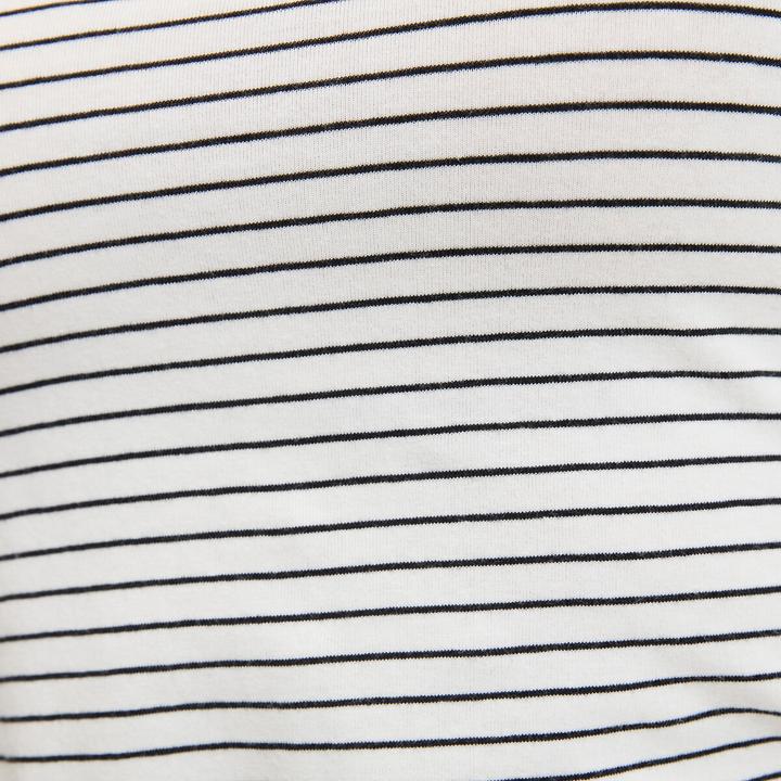 Produktbild La Redoute Collections Gestreiftes T-Shirt mit U-Ausschnitt (L)