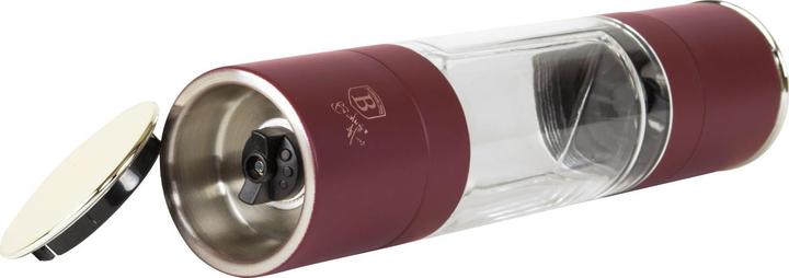 Productafbeelding BerlingerHaus Handmatige 2in1 zout- en pepermolen, bordeaux (Peper, Aromatische kruiden, Zout)