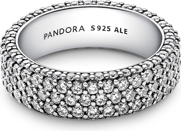 Produktbild Pandora Timeless Dreireihiger Pavé Ring (54, 925 Silber)