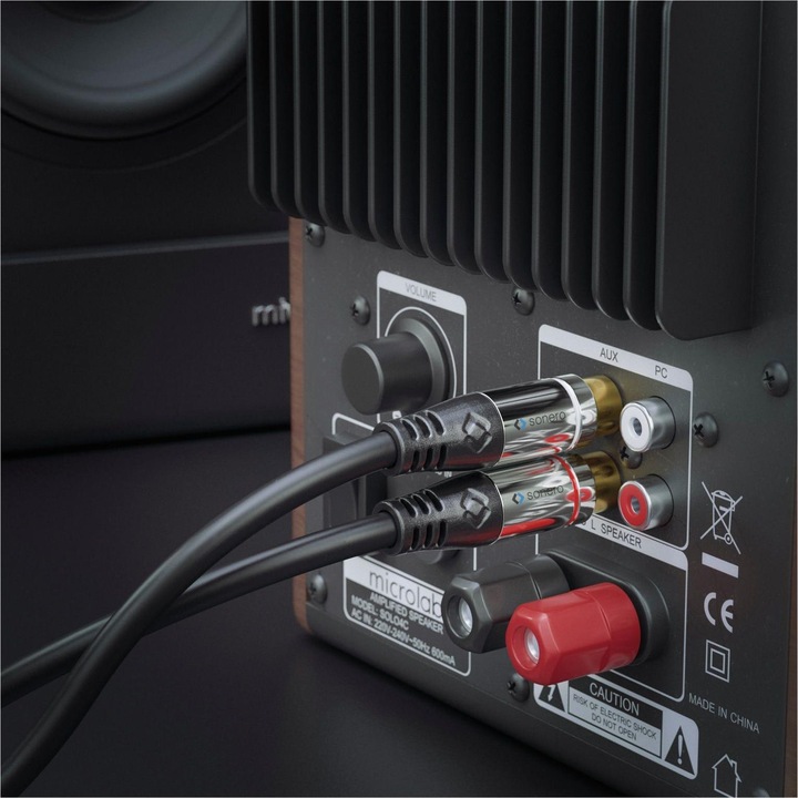 Produktbild Sonero Subwoofer Stereo / Mono Y-Kabel (3 m, Cinch)