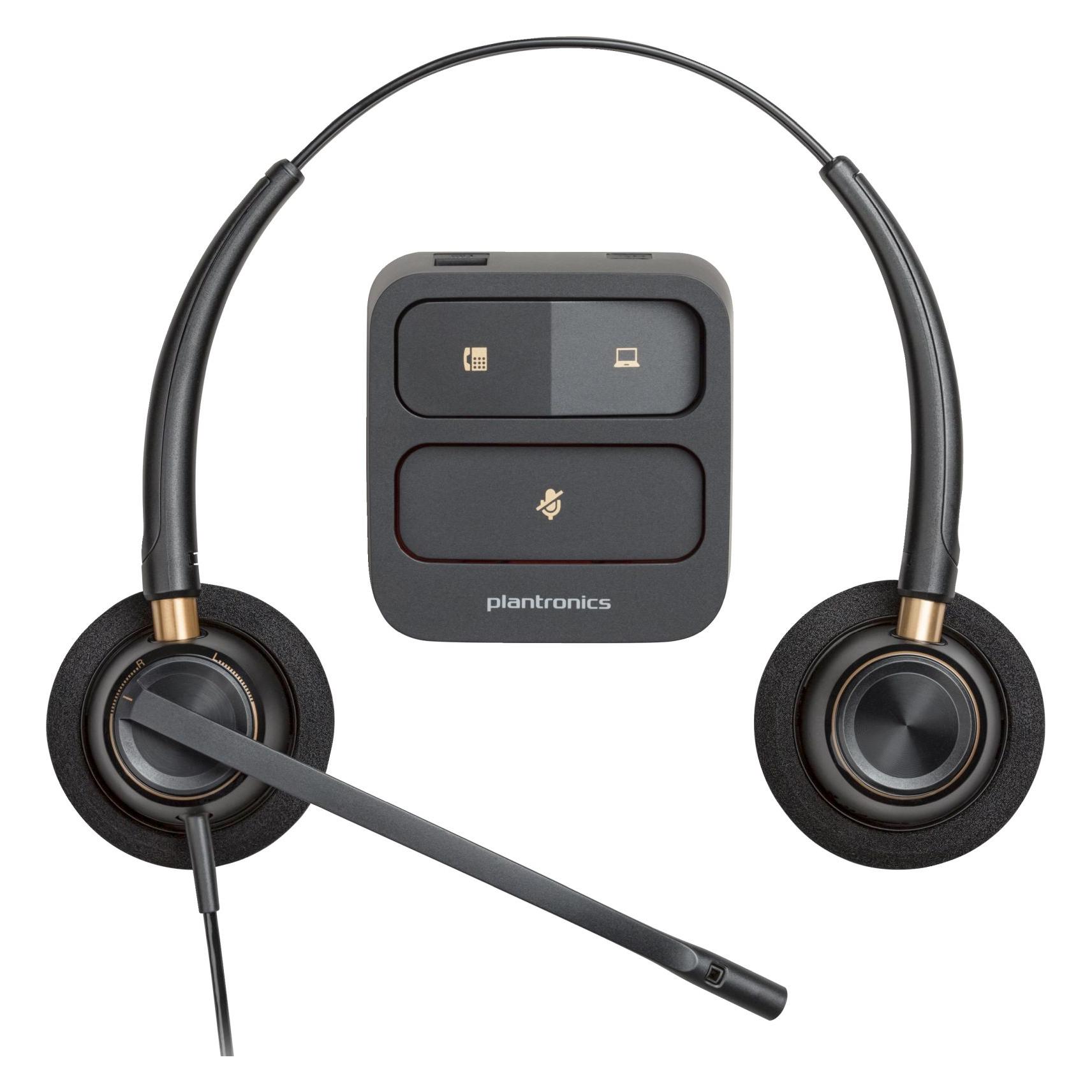 HP Poly Encorepro 520 Binaural (Kabelgebunden), Office Headset, Schwarz