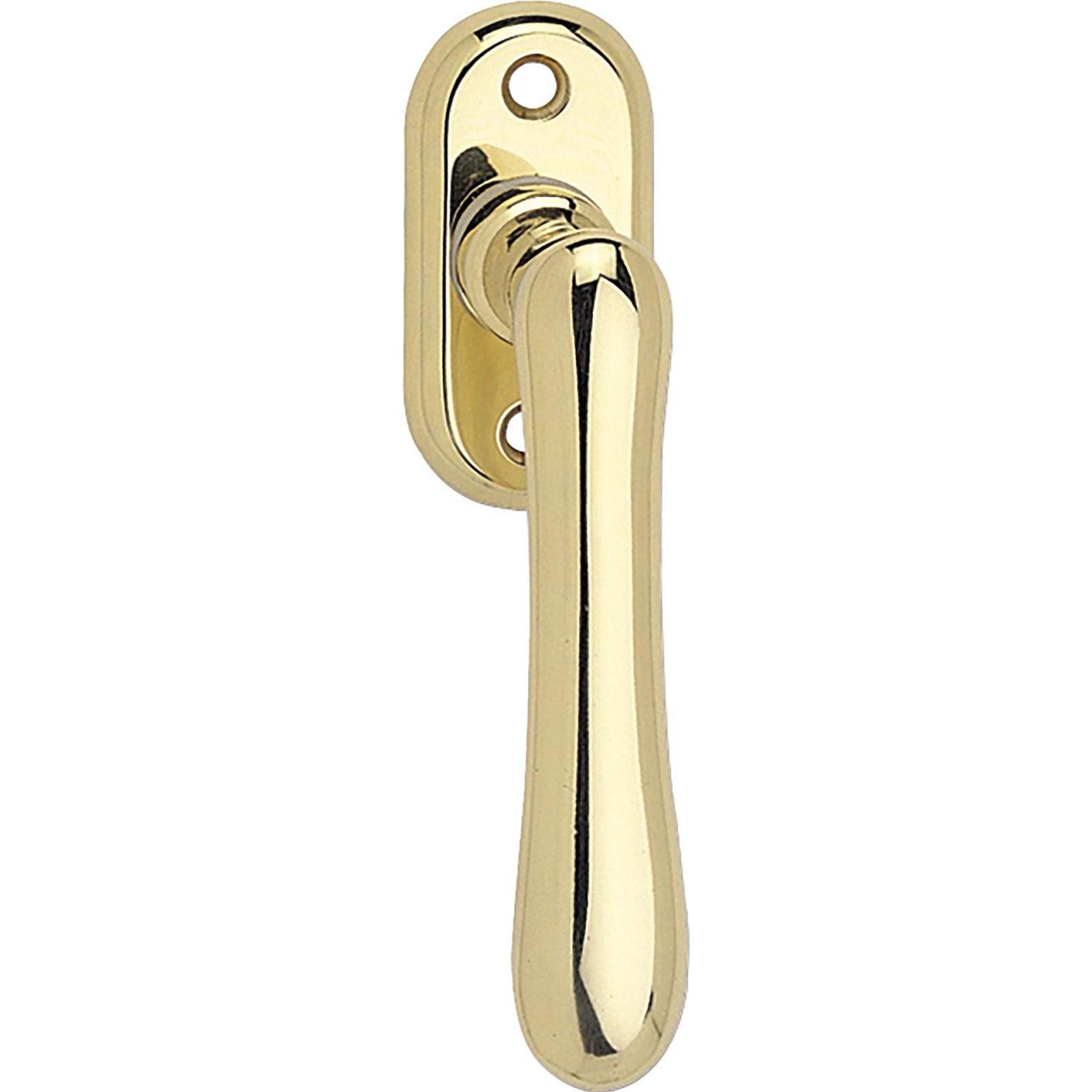 Marchesi, Türgriff + Fenstergriff, Fenstergriff ELEGANT - sichtbar geschraubt, 32 x 65, Messing poliert (Türgriff)