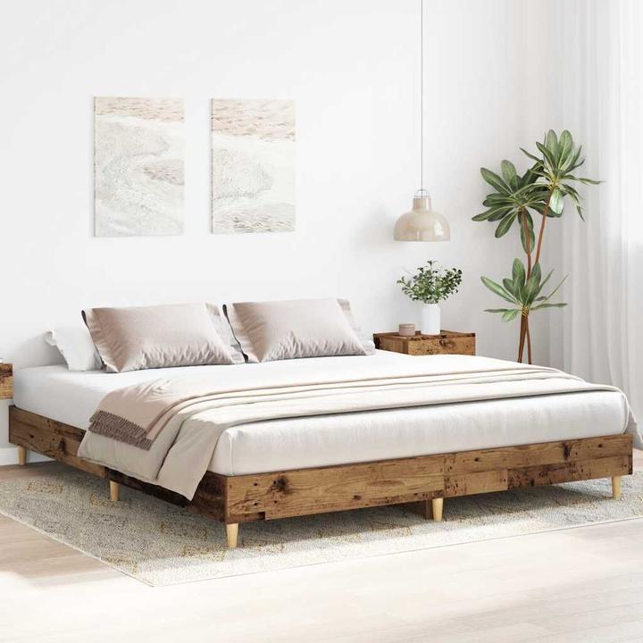 Actual product image vidaXL Bettgestell (200 x 200 cm)