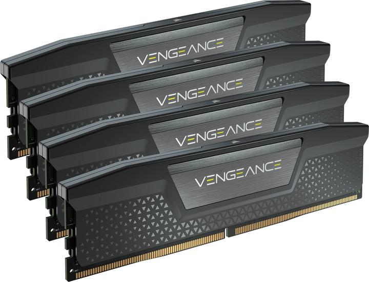 Produktbild Corsair DDR5, 6000MT/s 96GB 4x24GB DIMM, Unbuffered, 30-36-36-76, Std PMIC, XMP 3.0, VENGEANCE DDR5 Black He (4 x 24GB, 6000 MHz, DDR5-RAM, DIMM)