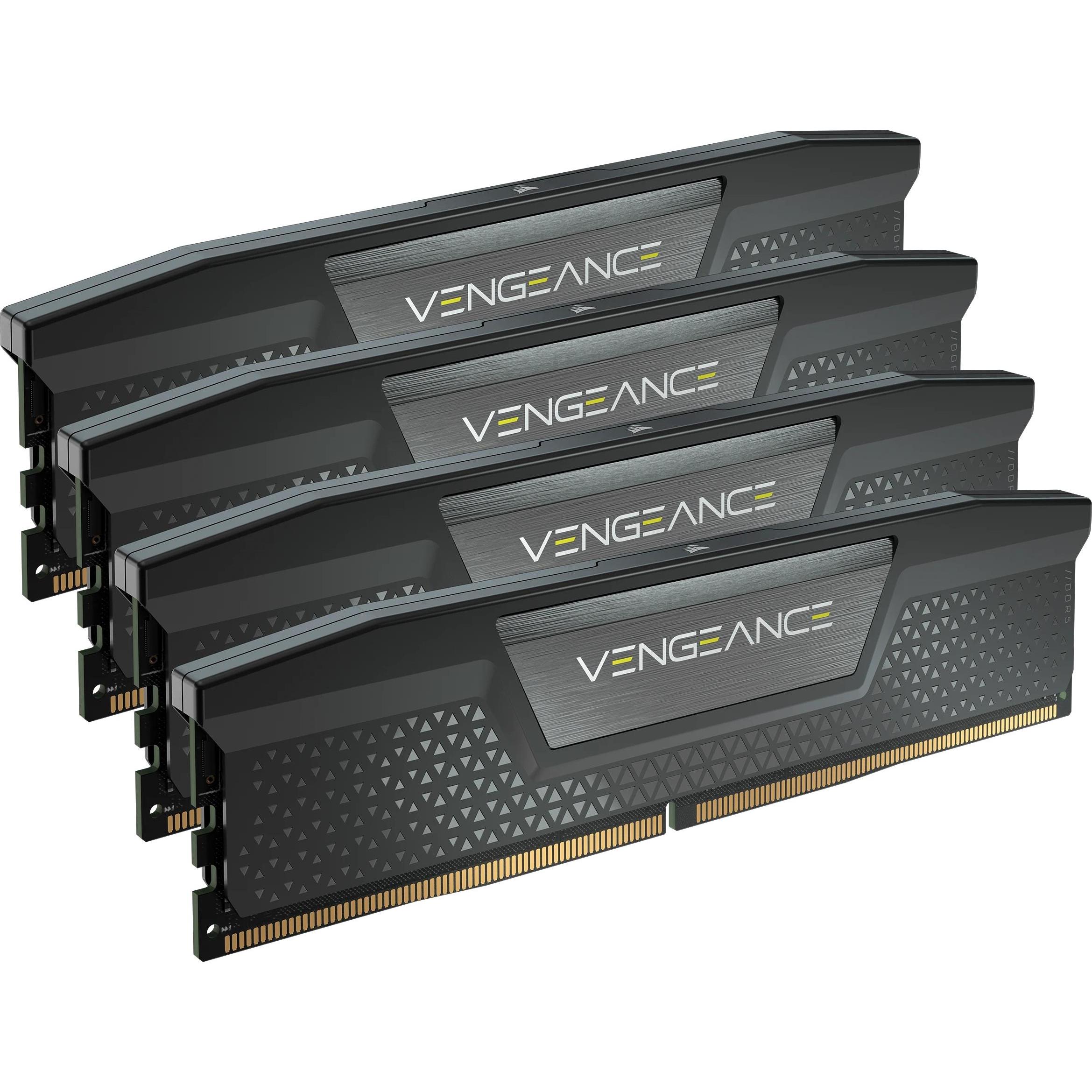Corsair Vengeance (4 x 32GB, 5600 MHz, DDR5-RAM, DIMM), RAM, Schwarz