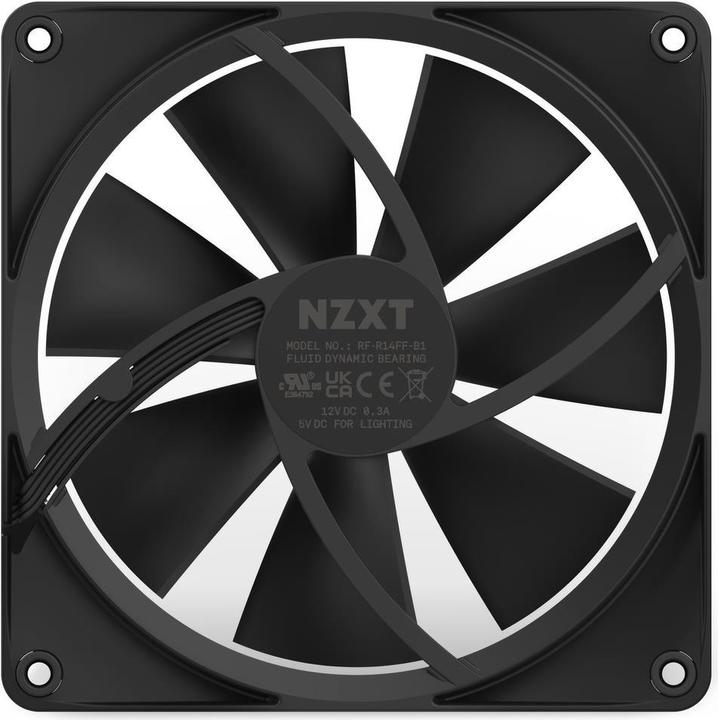 Actual product image NZXT F120 RGB 3-pack (120 mm, 3 x)
