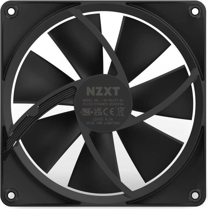 Actual product image NZXT F120 RGB 3-pack (120 mm, 3 x)