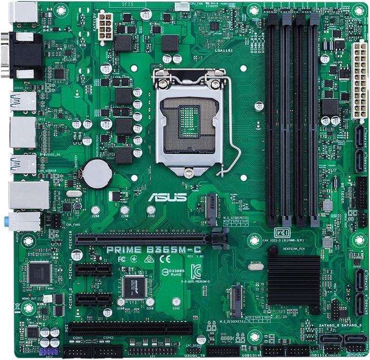 Produktbild ASUS PRIME B365M-C/CSM (LGA 1151, Intel B365, mATX)