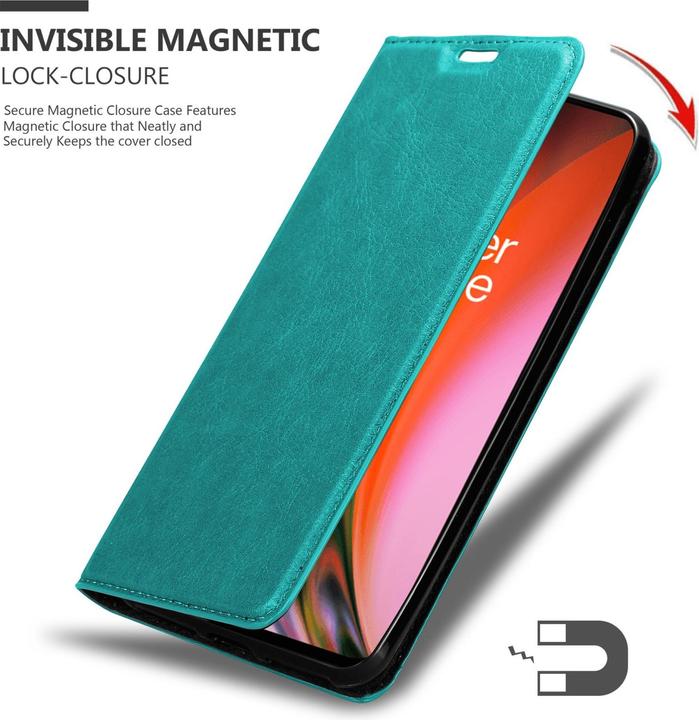 Produktbild Cadorabo Book Invis. Magnet Hülle (OnePlus Nord 2 5G)