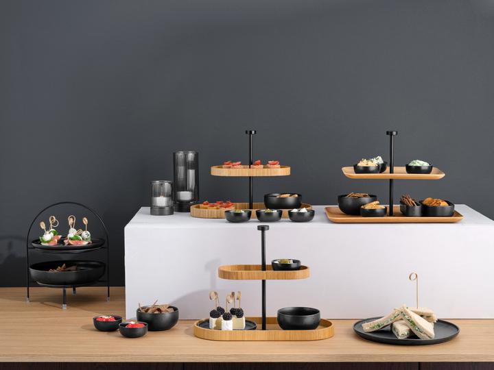 Actual product image ASA Selection wood etagere 2-tier oval