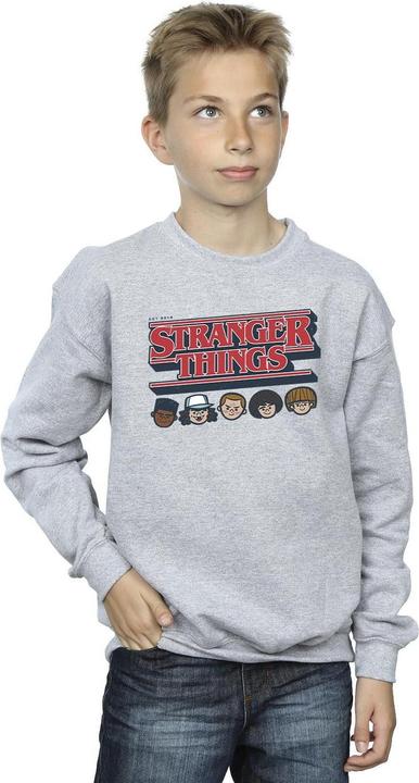 Produktbild Netflix Stranger Things Caricature Logo Sweatshirt Jungen (128)