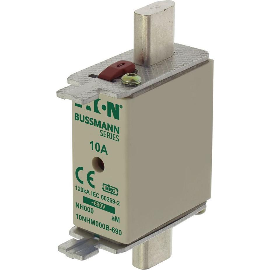 Eaton Fuse-link, low-voltage, 10 A, AC 690 V, 120 kA, NH000, aM, IEC ...