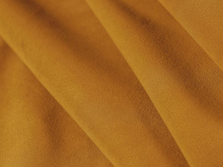 Actual product image Micadoni Velvet Storage Bed With Headboard, "Eric", Yellow, 225x250x104 Made in Europe (160 x 200 cm)