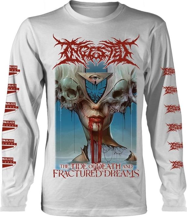 Produktbild Ingested The Tide Of Death And Fractured Dreams (White) Lon (M)