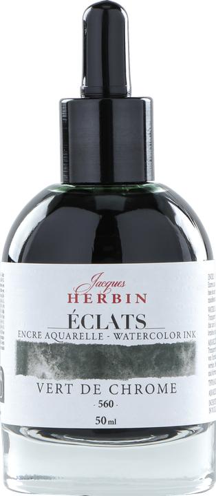 Actual product image Jacques Herbin Watercolour ink (Green)