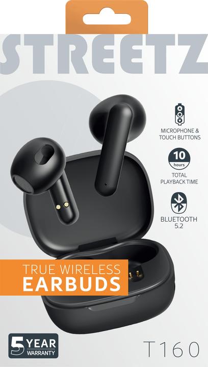 Produktbild Deltaco T160-BLK (4 h, Kabellos)