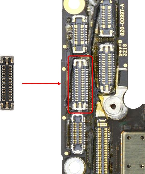 Actual product image Clappio Spare part FPC connector earphone