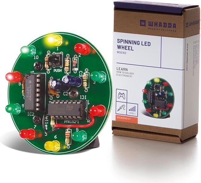 Immagine prodotto Whadda WSG152 Kit LED ruota ragno LED (Kit di costruzione)