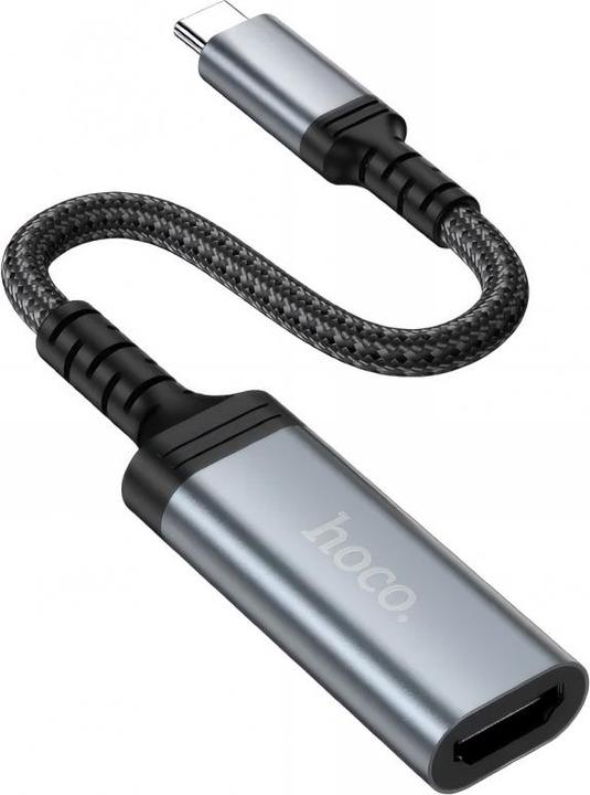 Image du produit Hoco Cable Cable USB C to HDTV conversion cable 4K 30Hz 0,2 m UA43A metal gray (0.20 m)