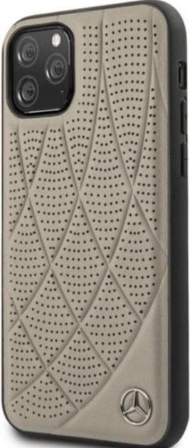 Produktbild Mercedes-Benz Handyhülle für Apple iPhone 12/12 Pro Echtleder HELLBRAUN-BEIGE No.122 (Apple iPhone 12, Apple iPhone 12 Pro)