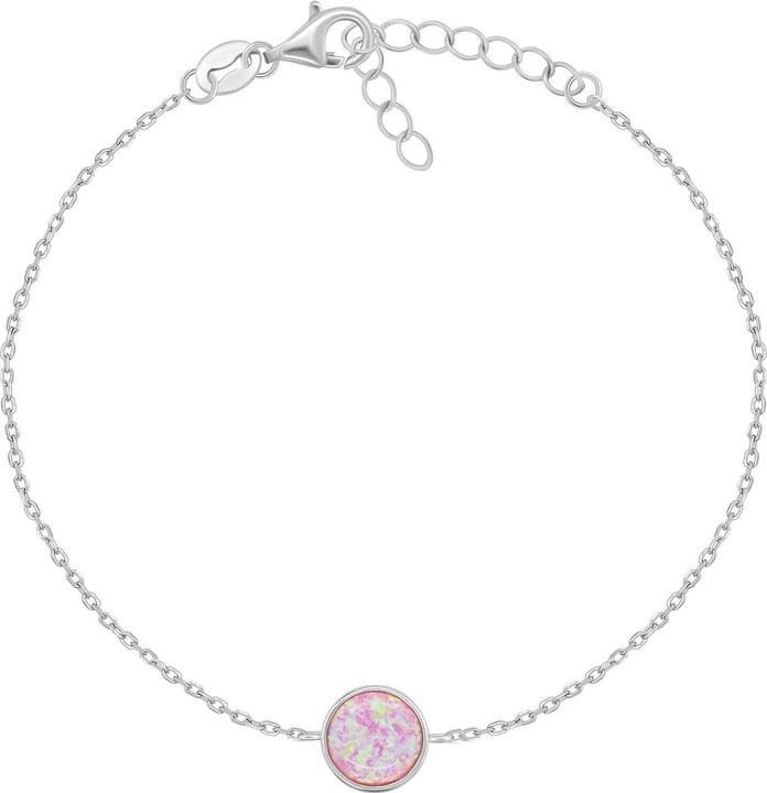 Produktbild Brilio Silver - Silver bracelet with synthetic opal BRC124WP