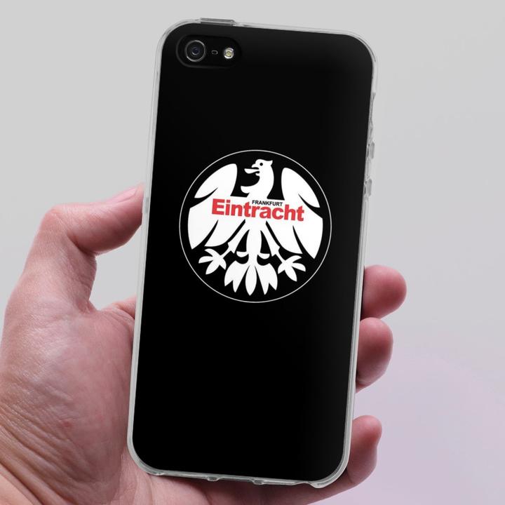 Produktbild DeinDesign Silikon Hülle für Apple iPhone SE (2016-2019) Handyhülle Case Smartphone Schutzhülle Eintracht (Apple iPhone SE)