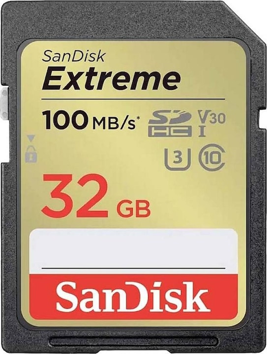 Actual product image SanDisk Extreme PLUS SDHC (32 GB, SDHC, U3, UHS-I)
