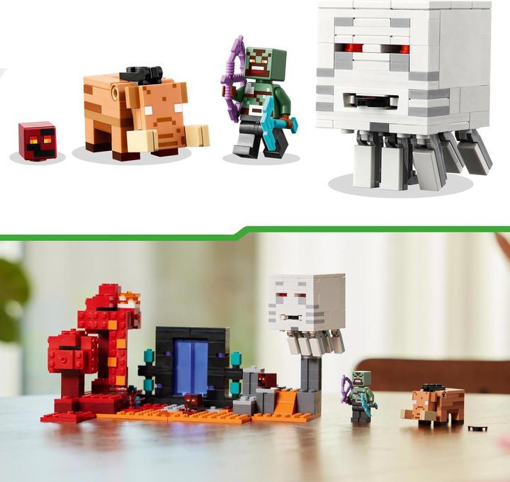 Actual product image LEGO Ambush at the Nether Portal (21255, LEGO Minecraft)