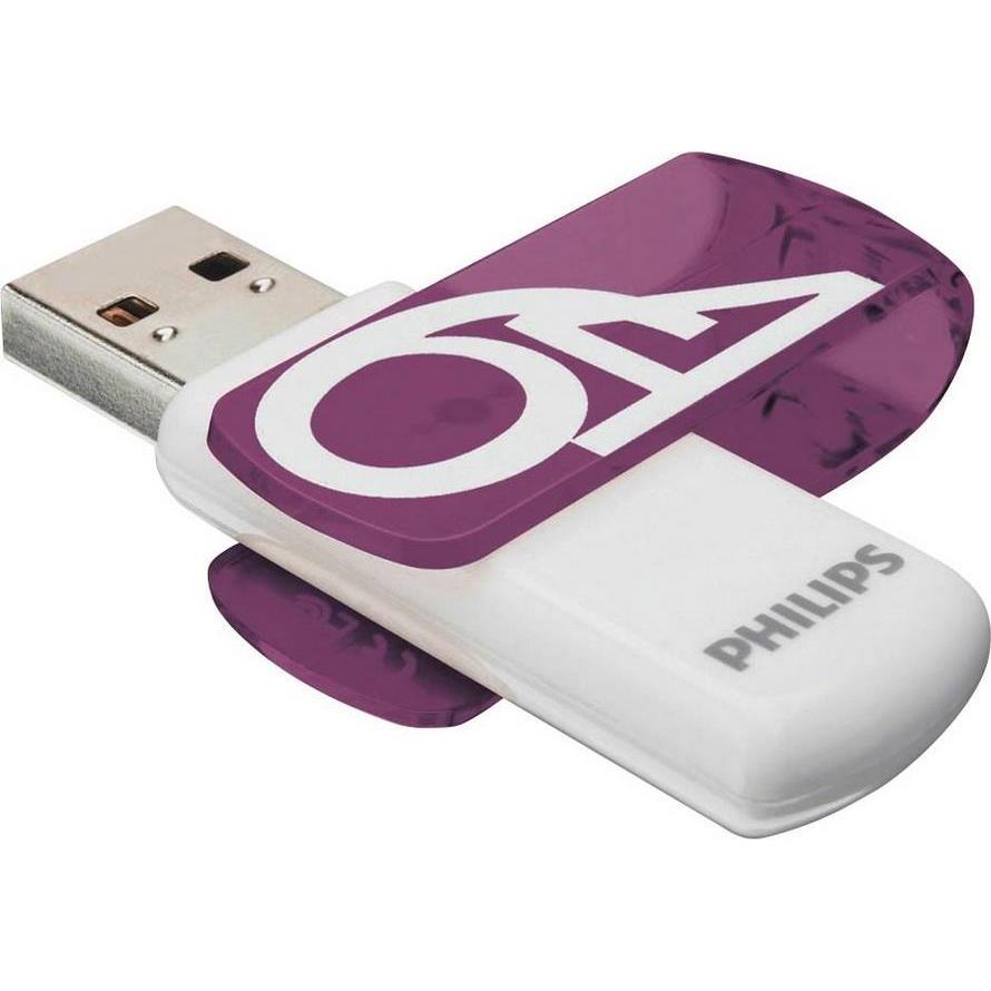 Philips Vivid Edition (64 GB, USB-A), Chiavetta USB, Multicolore