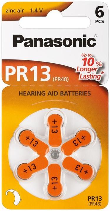 Panasonic Hörgeräte Batterien PR13 (60 Stk., 13)