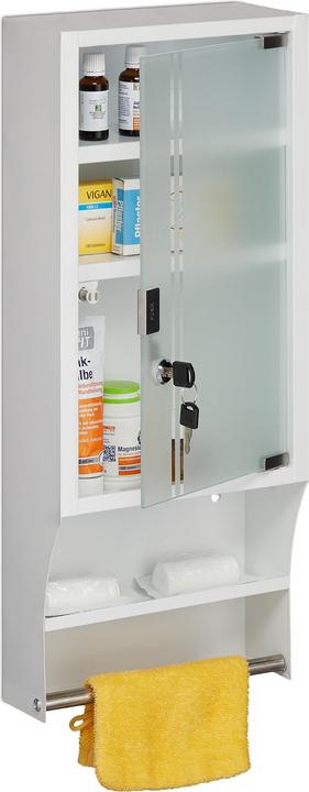Image du produit Relaxdays Armoire à pharmacie (27 x 12 x 65 cm)