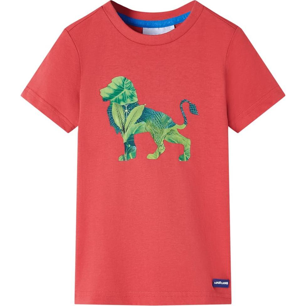 VidaXL, Jungen, Shirt, Jazmin, Rot, (128)