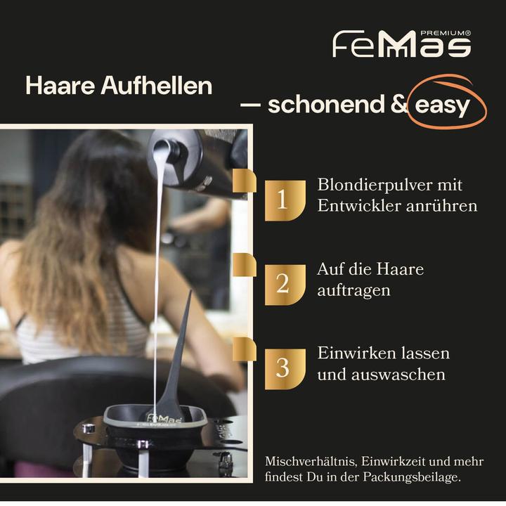 Image du produit FemMas Blondier-Set für Haaraufhellung (mit Arganöl) (Blond)