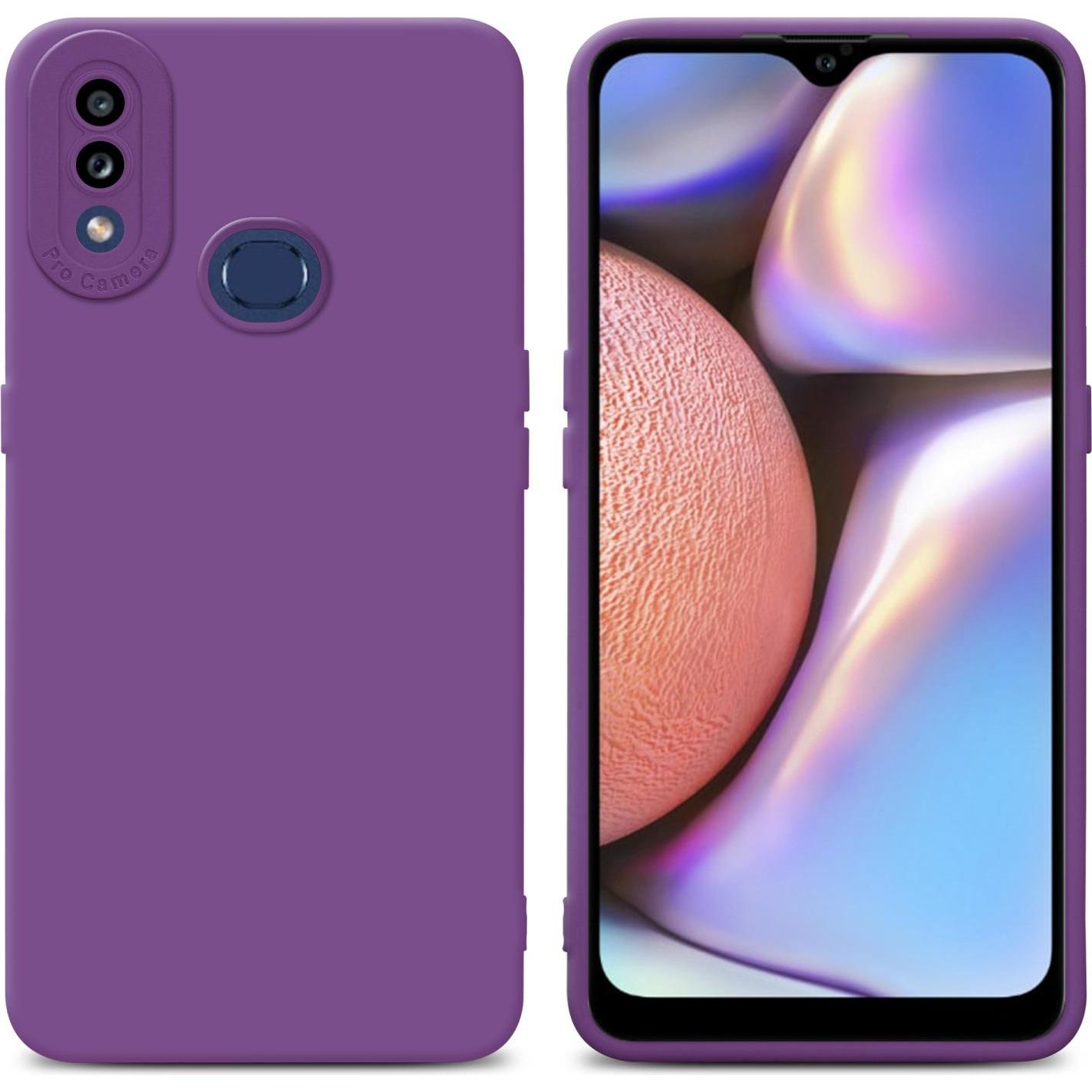 Cadorabo Hülle für Samsung Galaxy A10s / M01s im TPU Fluid LM162 Style (Samsung Galaxy A10s), Smartphone Hülle, Violett