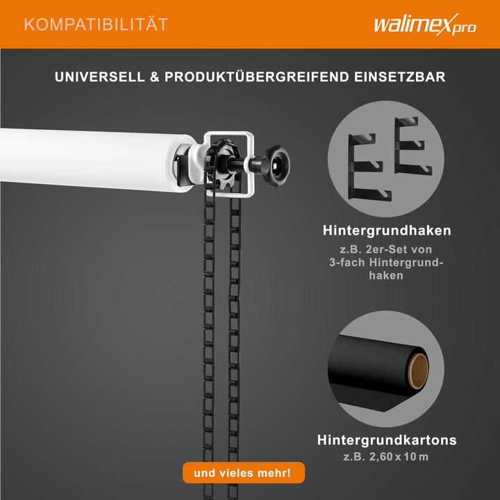 Image du produit Walimex Expansion du contexte + chaîne et poids (13 cm, 37 cm)