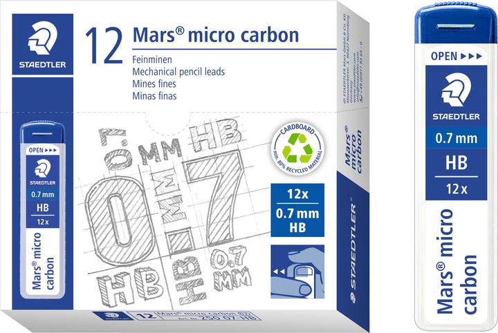 Immagine prodotto Staedtler Marte Micro (12 pz., 0.70 mm, HB)