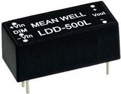 Actual product image MeanWell LDD-350LW DC/DC converter, print