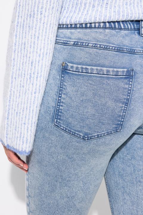 Image du produit Ulla Popken Jean Sarah en jersey, jambe étroite et taille confortable (56)