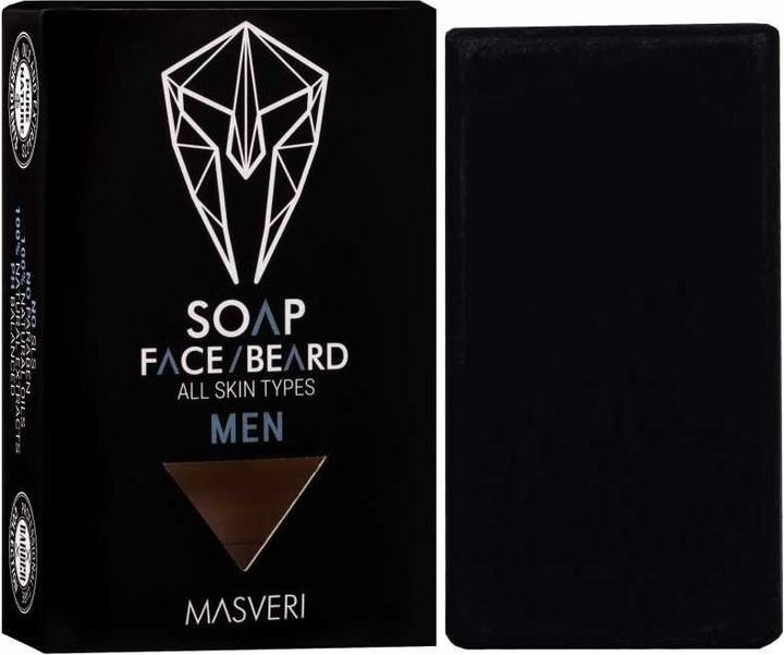 Immagine prodotto Masveri Sapone viso e barba per uomo 100g (Sapone per il viso)