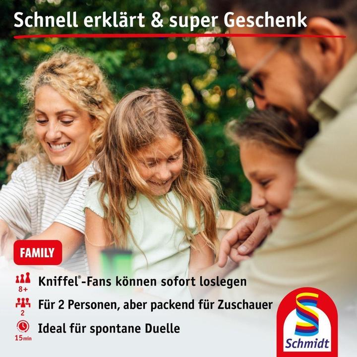 Actual product image Schmidt Spiele Kniffel: Das Duell (German, 2 Players)