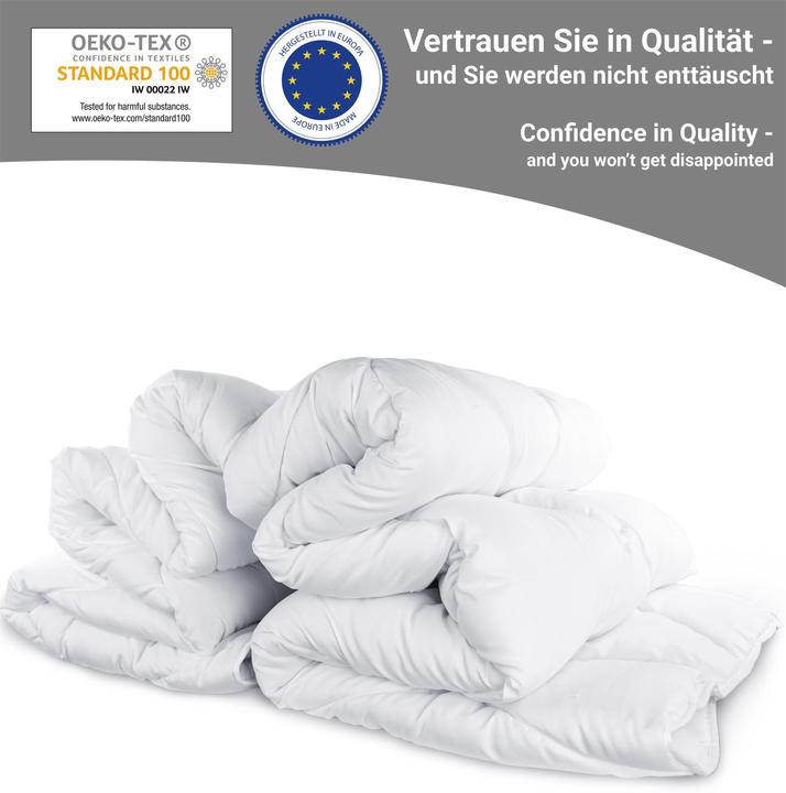 Image du produit Aspero 2 x couette toute l'année CAEN - 9179 (2400 g, 155 x 220 cm)
